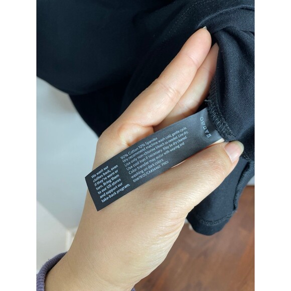 Eileen Fisher Organic Cotton Jersey V-Neck Dress with Pockets Size L - Picture 4 of 6